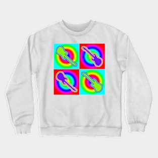 Rock On Electric Guitars Crewneck Sweatshirt